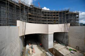 Silvertown tunnel Greenwich portal entrance