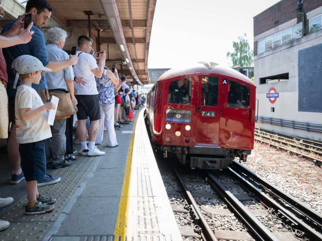 Refurbished 1938 Tube stock train