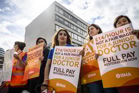 Junior doctors are striking for five days ahead of the general election. (Photo: Leon Neal/Getty Images)
