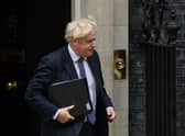 Prime minister Boris Johnson outside No10 Downing Street. (Glyn Kirk/AFP/Getty)