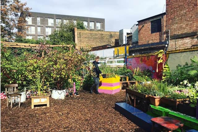 The Garden of Earthly Delights in Hackney allows Londoners to break out of the hectic pace of life in the city. Credit: Open House London