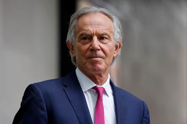 Former British Prime Minister Tony Blair (Photo by TOLGA AKMEN/AFP via Getty Images)