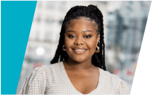 Hillary Gyebi Ababio, vice-president of higher education at the National Union of Students. Credit: NUS