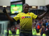 Odion Ighalo celebrating when he played for Watford Photo by Ian Walton/Getty Images