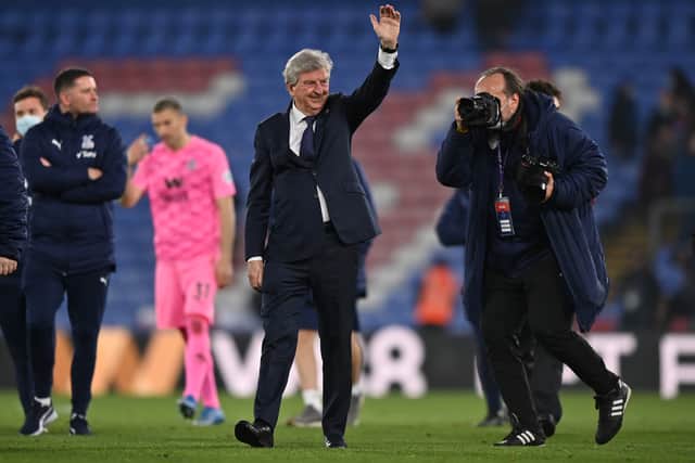 MAY 19: Roy Hodgson, Former  Manager of Crystal Palace (Photo by Justin Setterfield/Getty Images)