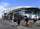 Fans outside the Tottenham Hotspur Stadium before a Premier League game (Photo by Shaun Botterill/Getty Images)