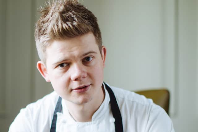 Tom Booton head chef at the Dorchester. Credit: National Restaurant Awards/the Dorchester