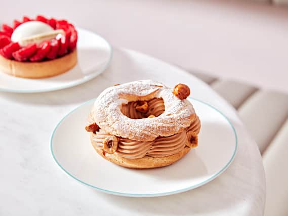 Nicolas Rouzaud’s Paris-Brest at the Connaught’s patisserie. Credit: The Connaught