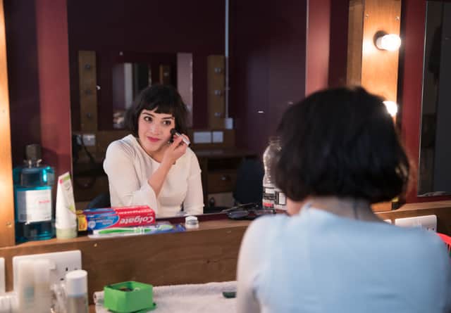 Audrey Brisson plays Amelie, in the musical at the Criterio Theatre. Credit: Matt Cardy/Getty Images