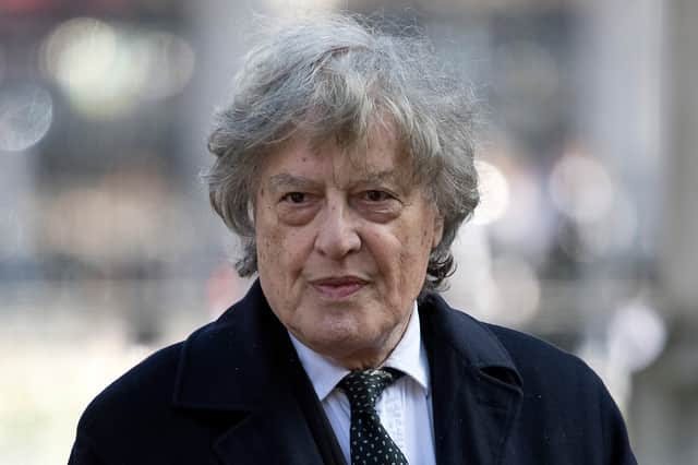 Sir Tom Stoppard whose play Leopoldstadt - based on stories from his own family - is part of London’s Theatre Week. Credit: Justin Tallis - WPA Pool /Getty Images