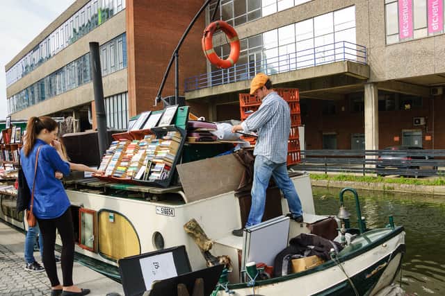 The barge was donated by a fellow book lover. Credit:  Shutterstock
