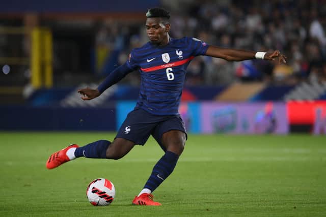 Paul Pogba in action for France. Credit: Getty.