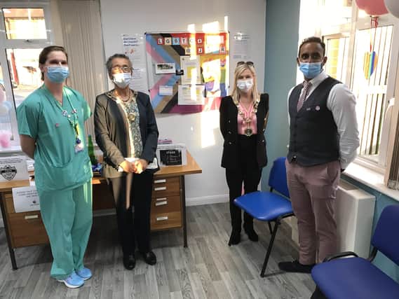 Doctors open the Sutton Trans Clinic. Credit: Tara O’Connor/LDR service