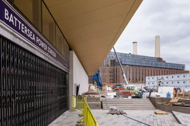 The new Battersea Power Station station on the Northern Line extension. Credit: TfL