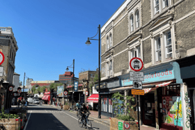 The low-traffic neighbourhood in Railton Road, Brixton, Lambeth. Credit: Lambeth Council