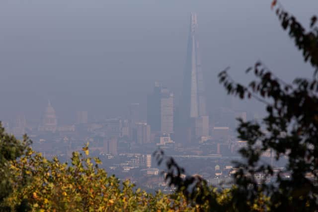 Exposure to air pollution in London increases severe Covid symptoms. Credit: Dan Kitwood/Getty Images