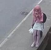 A person thought to be Maya at London Liverpool Street Credit: Find Maya Girl
