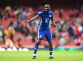 Antonio Rudiger of Chelsea in celebrates after the Premier League (Photo by Michael Regan/Getty Images)
