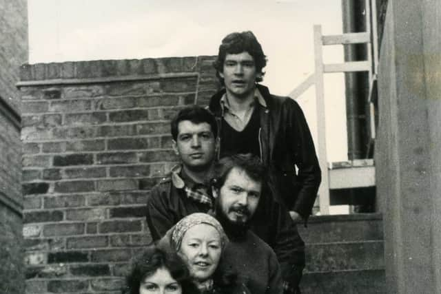 Top to bottom: Alastair Mogan, sister Jane Morgan’s husband Justin, Daniel Morgan, Daniel’s wife Iris and sister Jane Morgan. Credit: Alastair Morgan