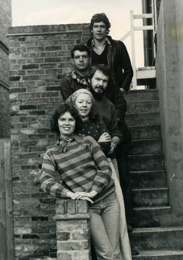 Top to bottom: Alastair Mogan, sister Jane Morgan’s husband Justin, Daniel Morgan, Daniel’s wife Iris and sister Jane Morgan. Credit: Alastair Morgan