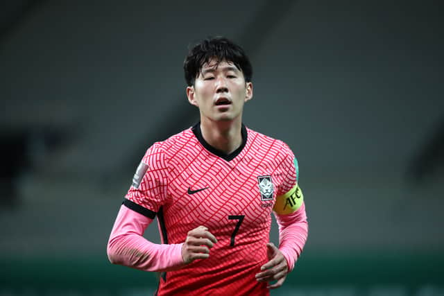 Son Heung-min of South Korea (Photo by Chung Sung-Jun/Getty Images)