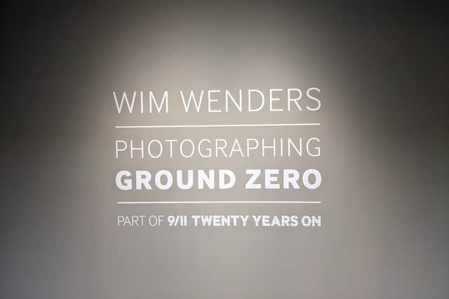 The Wim Wenders exhibition at the Imperial War Museum.