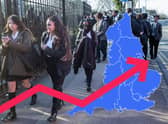 Covid rates are increasing in London.