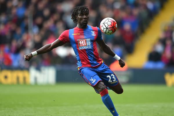 Pape Souare of Crystal Palace in action during the Barclays Premier League match Photo by Tom Dulat/Getty Images).