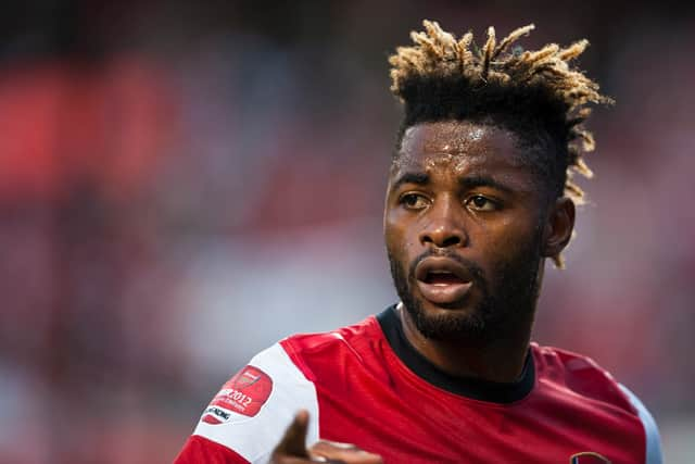 Alex Song of Arsenal FC looks on during the pre-season Asian Tour  (Photo by Victor Fraile/Getty Images)