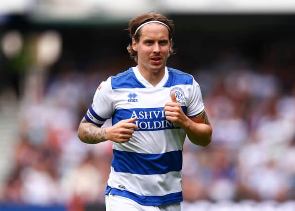 Stefan Johansen of Queens Park Rangers looks on during the Sky Bet Championship match between Queens Park Rangers and Bristol City. Credit: Jacques Feeney/Getty Images