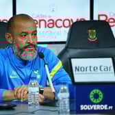 Head coach Nuno Espirito Santo of Tottenham Hotspurs FC during Tottenham Hotspur Press   (Photo by Gualter Fatia/Getty Images)