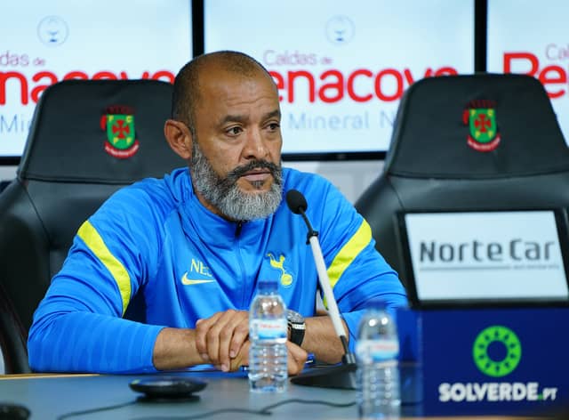 Head coach Nuno Espirito Santo of Tottenham Hotspurs FC during Tottenham Hotspur Press   (Photo by Gualter Fatia/Getty Images)