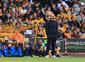 Nuno Espirito Santo, manager of Tottenham Hotspur looks on during the Premier League match (Photo by David Rogers/Getty Images)