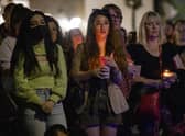 Mourners gather in Pegler Square in London for a candlelight vigil for teacher Sabina Nessa (Photo: Getty)