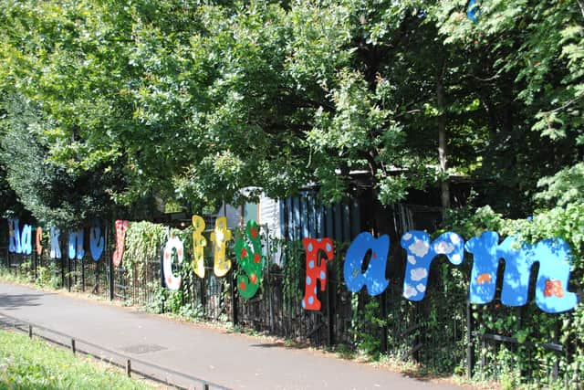 Hackney City Farm helps youngsters learn about animals, and where their food comes from. Credit: Imogen Lepere