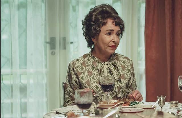Samantha Spiro as drawn-out mother of Vivien, Liza (Picture: BBC)