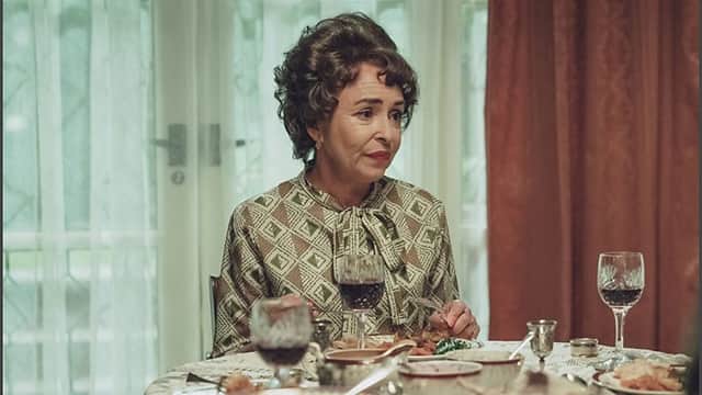 Samantha Spiro as drawn-out mother of Vivien, Liza (Picture: BBC)