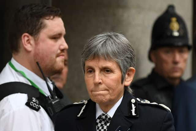 Metropolitan Police Commissioner Cressida Dick.