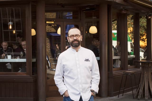 Jose Pizarro outside Jose, his iconic tapas bar in Bermondsey. Credit: Jose