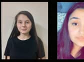 Police are urgently tracing Izabela, 16, missing from Harrow, and Andreea, 15, missing from Canterbury. Credit: Met Police