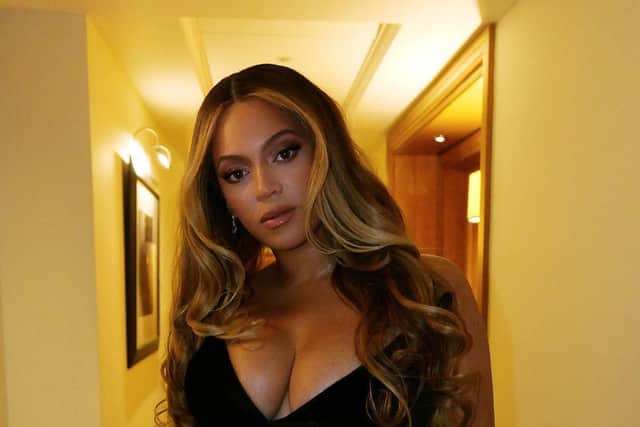 Beyonce at the hotel before going to the BFI London Film Festival on her and Jay Z’s surprise trip to London. Credit: Instagram/Beyonce