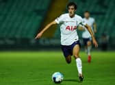 Bryan Gil of Tottenham Hotspur FC in action during the UEFA Europa Conference League  (Photo by Gualter Fatia/Getty Images) 