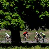 Pro-cyclist Alexander Richardson was targeted by a machete-wielding gang in Richmond Park, which is popular with cyclists. Credit: ADRIAN DENNIS/AFP via Getty Images
