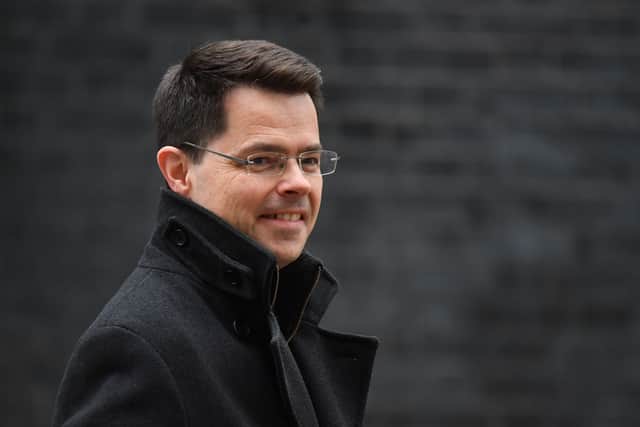 James Brokenshire leaving 10 Downing Street in London on November 26, 2018, almost a year after his first diagnosis with lung cancer. Credit: BEN STANSALL/AFP via Getty Images