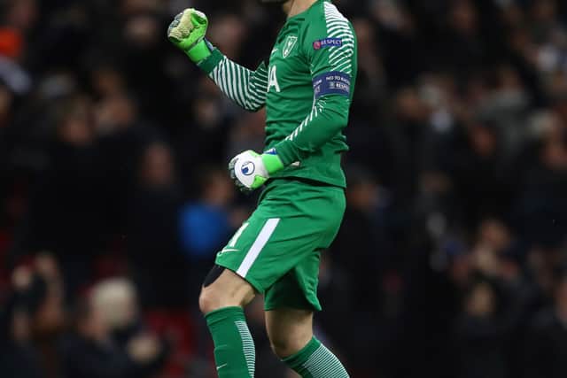 Hugo Lloris of Tottenham Hotspur celebrates (Photo by Michael Steele/Getty Images)