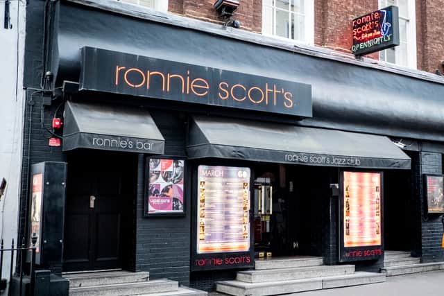 Ronnie Scotts, a Soho institution. Credit: Shutterstock