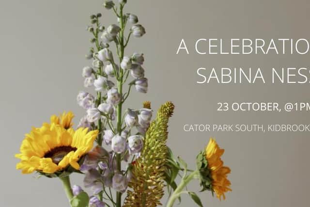 A celebration of Sabina Nessa - the memorial organised by sister Jebina Islam. Credit: Jebina Islam