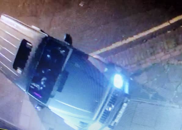A rogue driver has been caught dangerously careering along a footpath and down some steps in a 4x4 through an upmarket London street four times in an hour. Credit: Kensington and Chelsea Borough / SWNS