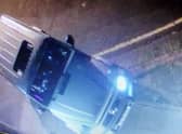 A rogue driver has been caught dangerously careering along a footpath and down some steps in a 4x4 through an upmarket London street four times in an hour. Credit: Kensington and Chelsea Borough / SWNS