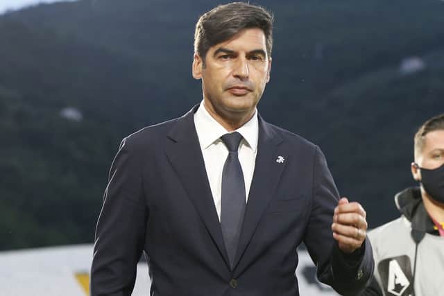 Paulo Fonseca as manager of Roma